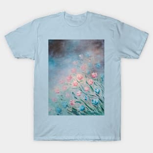 Flowers Abstract Delicate Elegance Finesse Grace Beauty T-Shirt